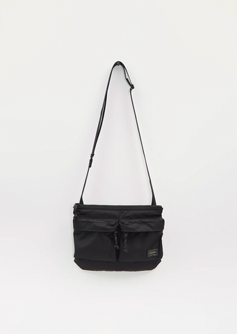 【PORTERNA】Ruban Star Shoulder Bag Force Technical Shoulder Bag — Black – La Garçonne