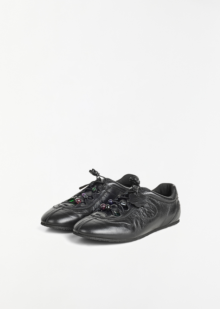 Blaise Metallic Leather Sneaker