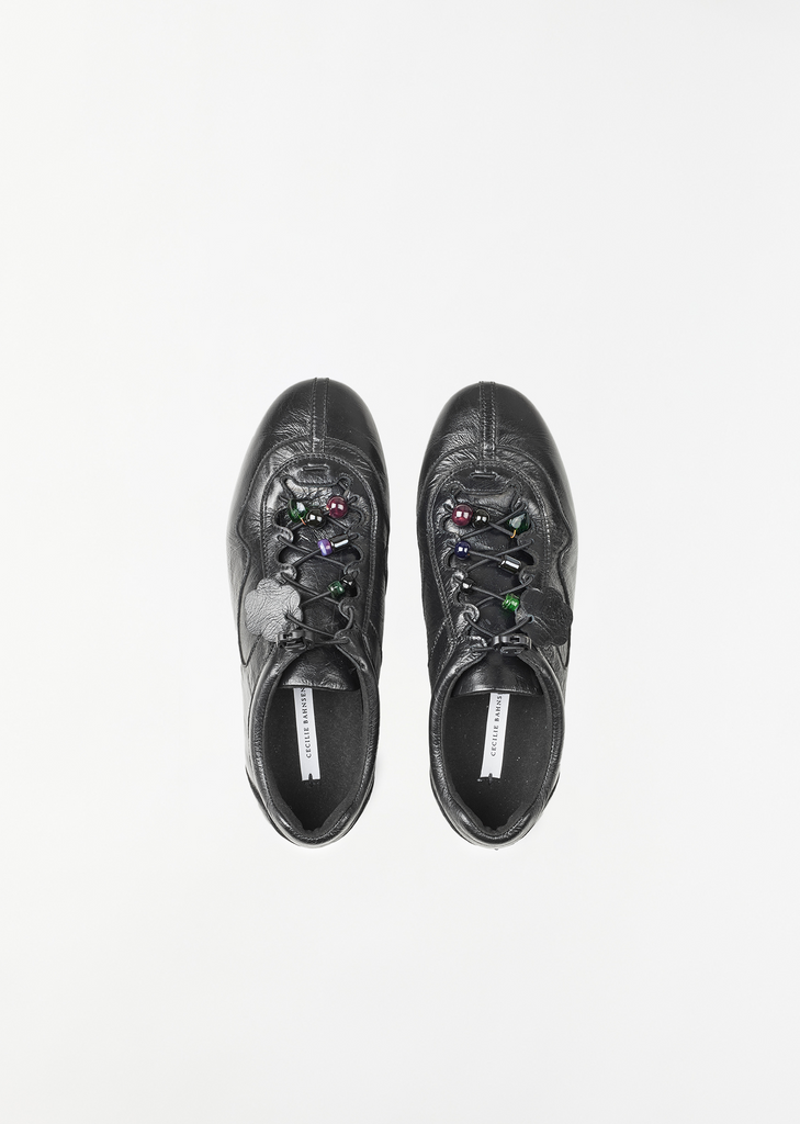 Blaise Metallic Leather Sneaker