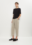 Silk Knit Tee — Black