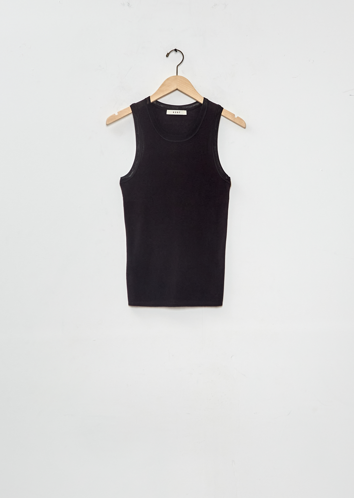 Heirloom Knit Tank — Black