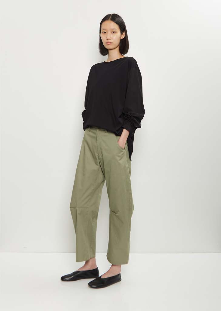 Cut & Sewn Cotton Combination Pullover