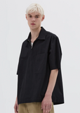 Cotton Half Zip Pull On Shirt