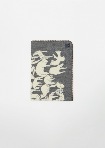 Life Puzzle Wool Blanket, Extra Small