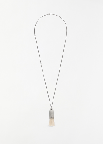 Personal Brush Necklace — Blond