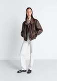 Soft Leather Blouson