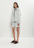 Crumpled Technical Cotton U Blouson