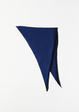 Lambswool Tipped Scout Scarf — Cobalt
