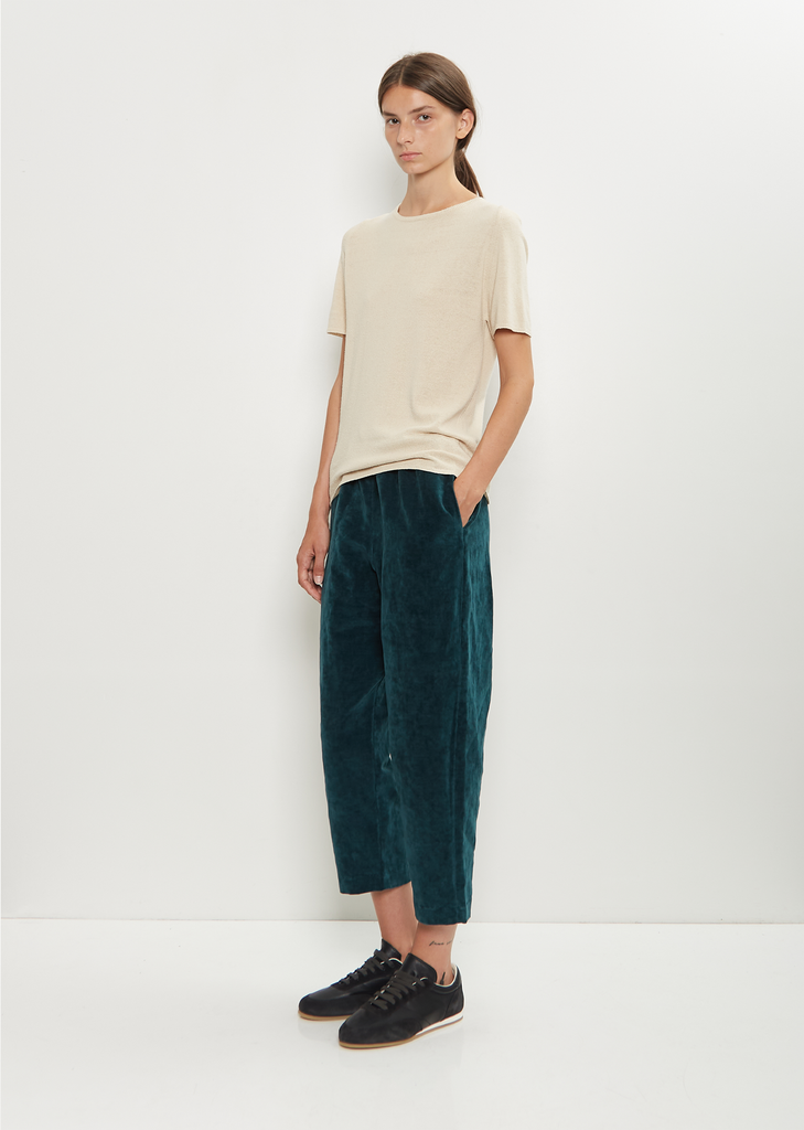 Silk Knit Tee — Natural