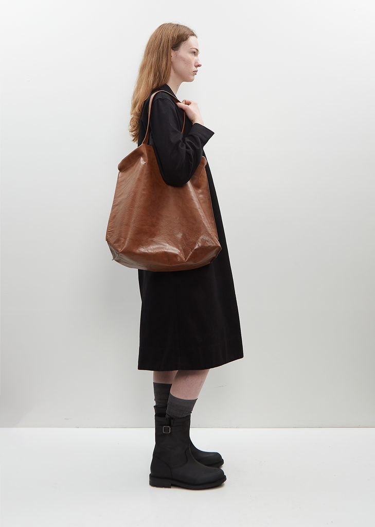 Shopper Bag, Large — Cognac