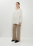 Cashmere Oversized Boatneck — Oatmeal