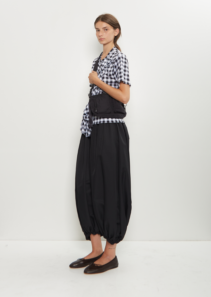 Technical Gabardine Bodybag, Small — Black
