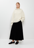 Cashmere Kimono Sleeve Sweater — Bone