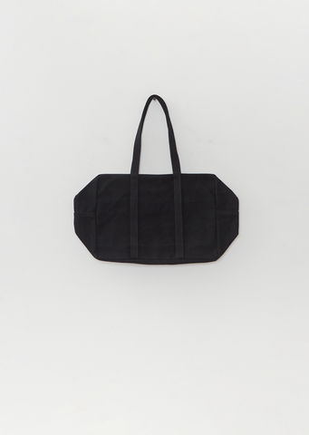 Boston Washed Canvas Bag — Black