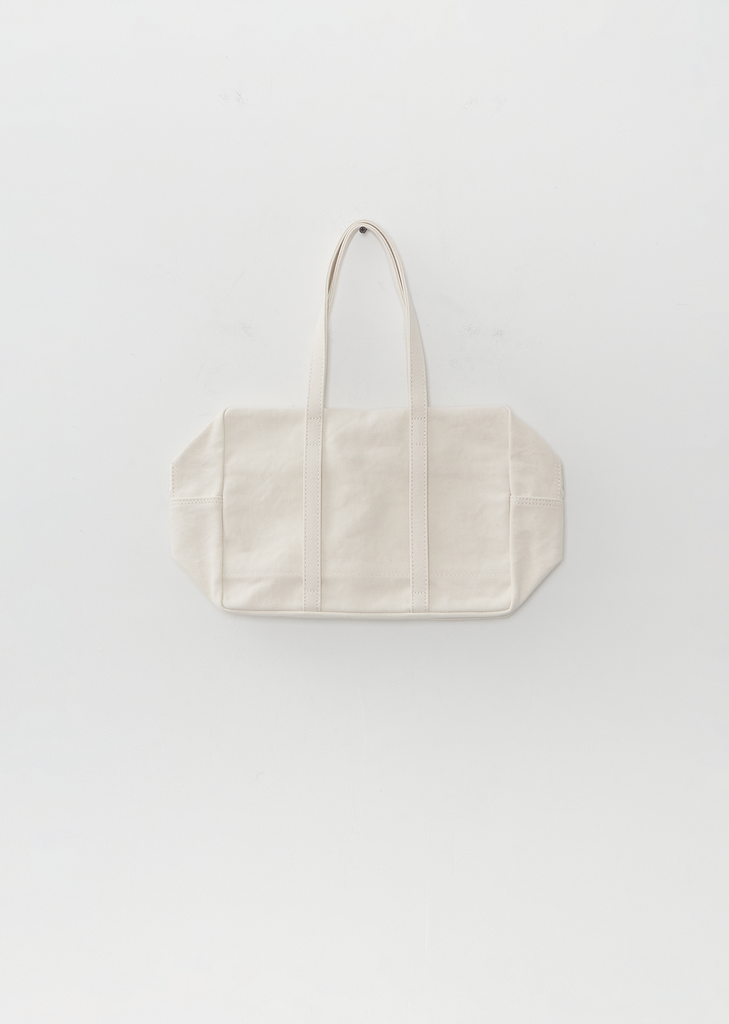 Boston Washed Canvas Bag — White
