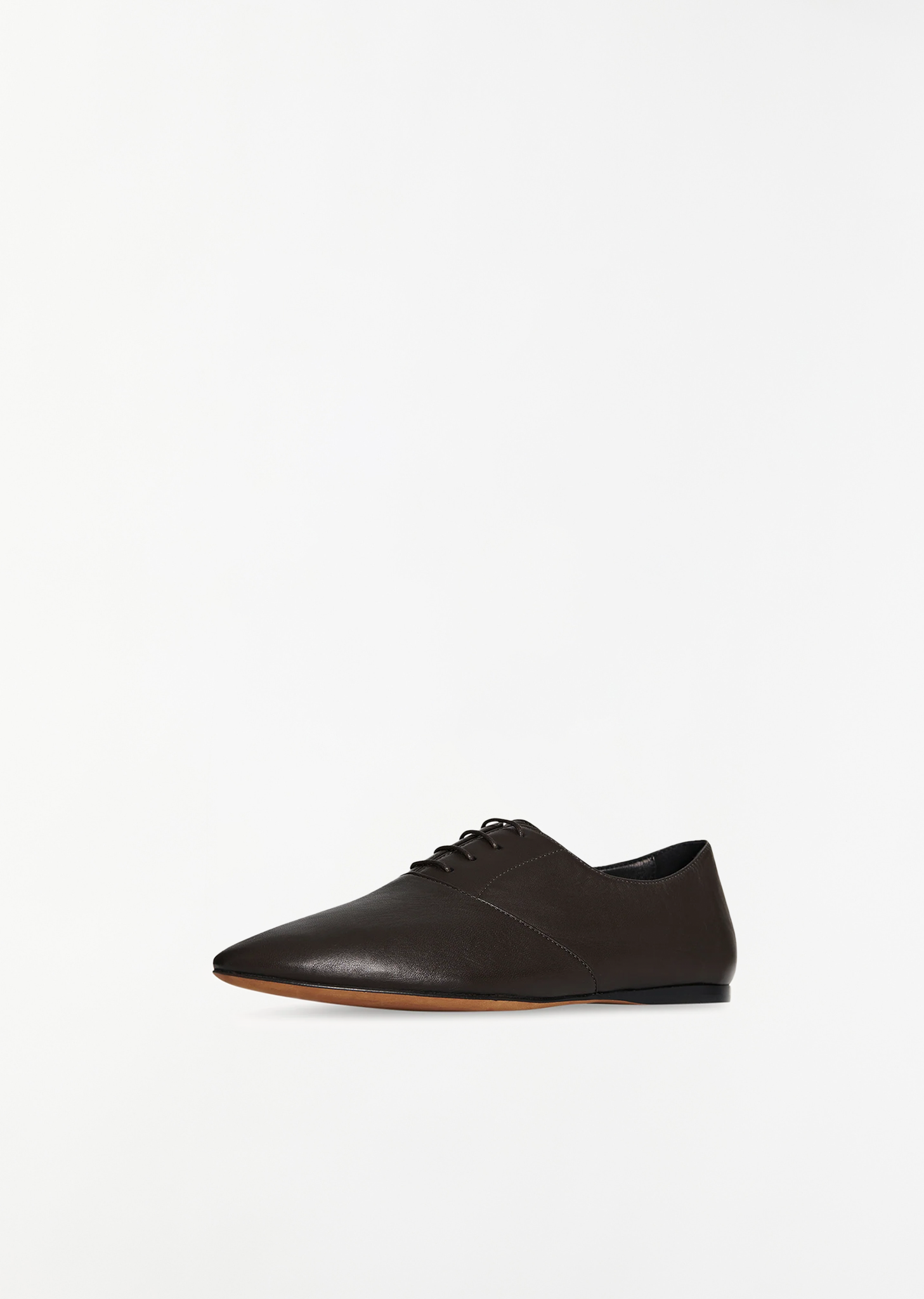 Awar Lace Up — Laquer Brown – La Garçonne Awar Lace Up — Laquer Brown – La Garçonne