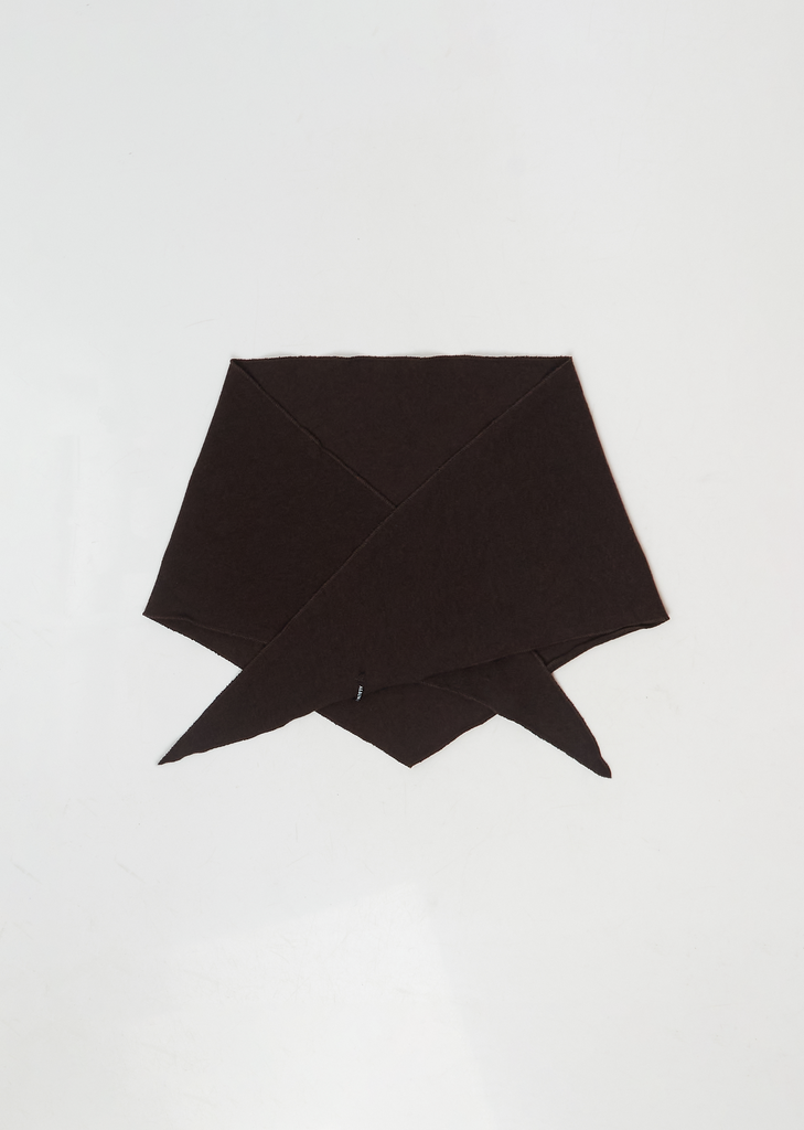 Heavy Jersey Scout Scarf — Brown