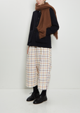 Fuzzy Feutre Cashmere Shawl — Tabac