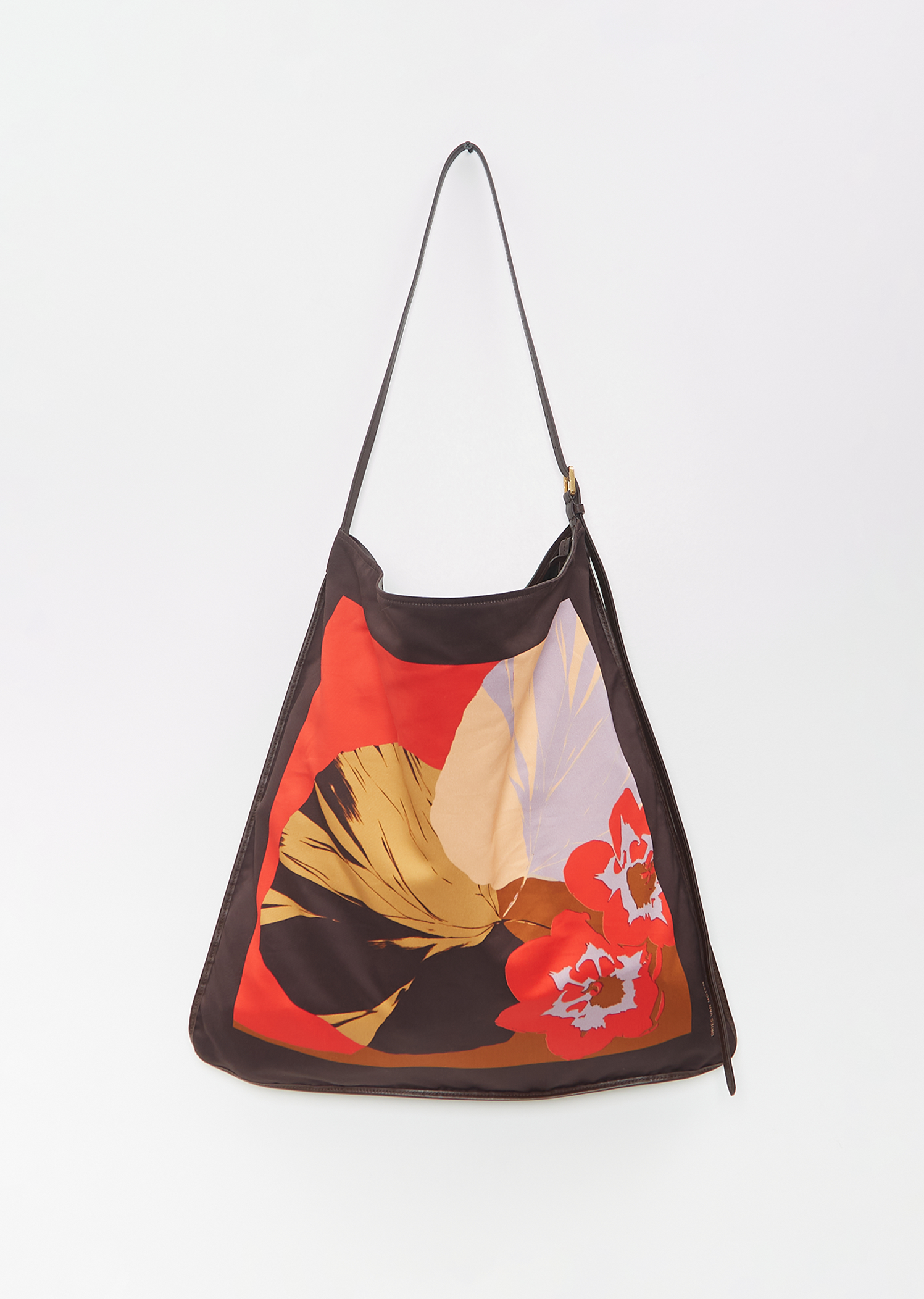 Scarf 233 Bag — Brown – La Garçonne Scarf 233 Bag — Brown – La Garçonne