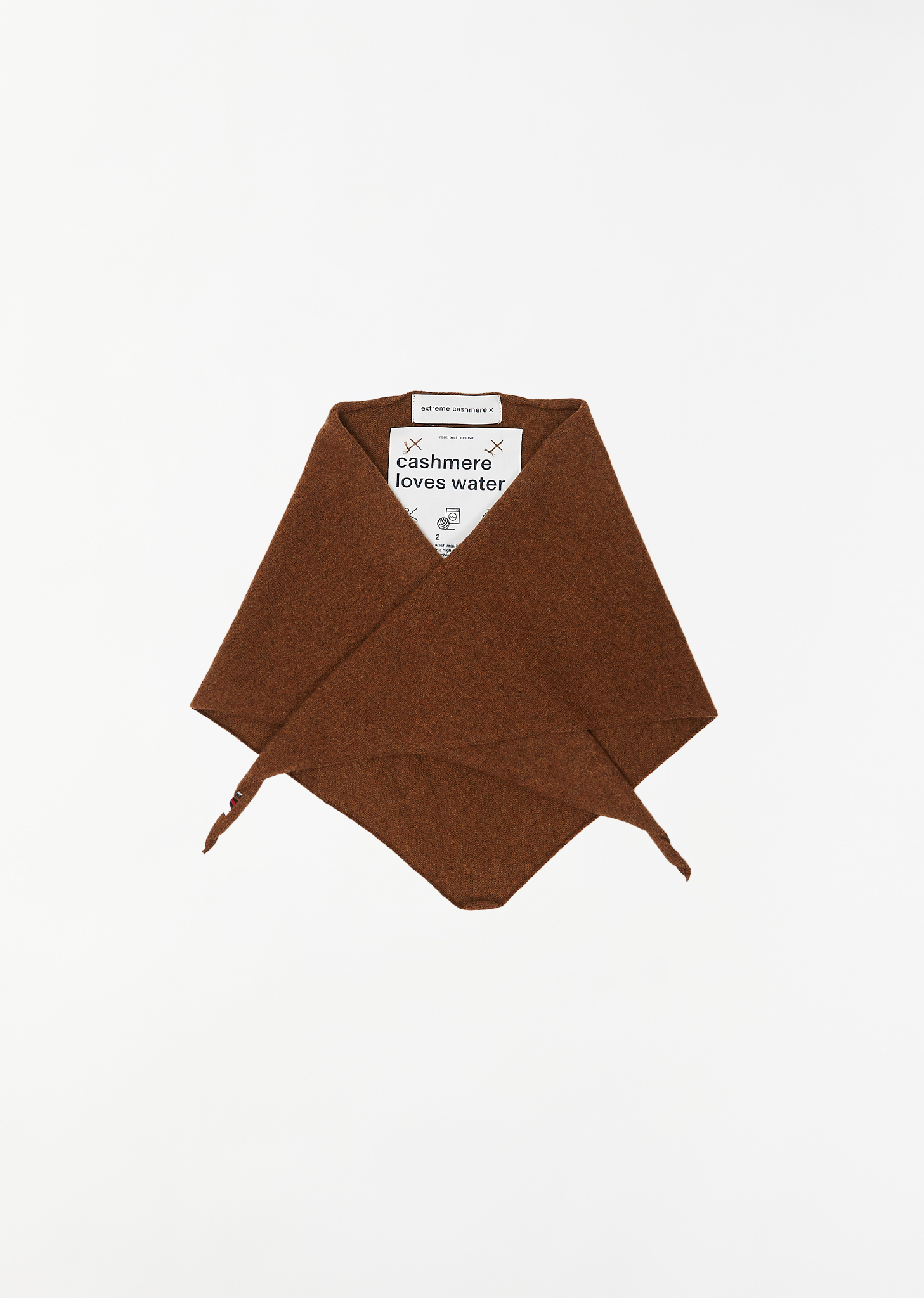 extreme cashmere n°35 bandana extreme cashmere triangle scarf neck tie – 35 bandana