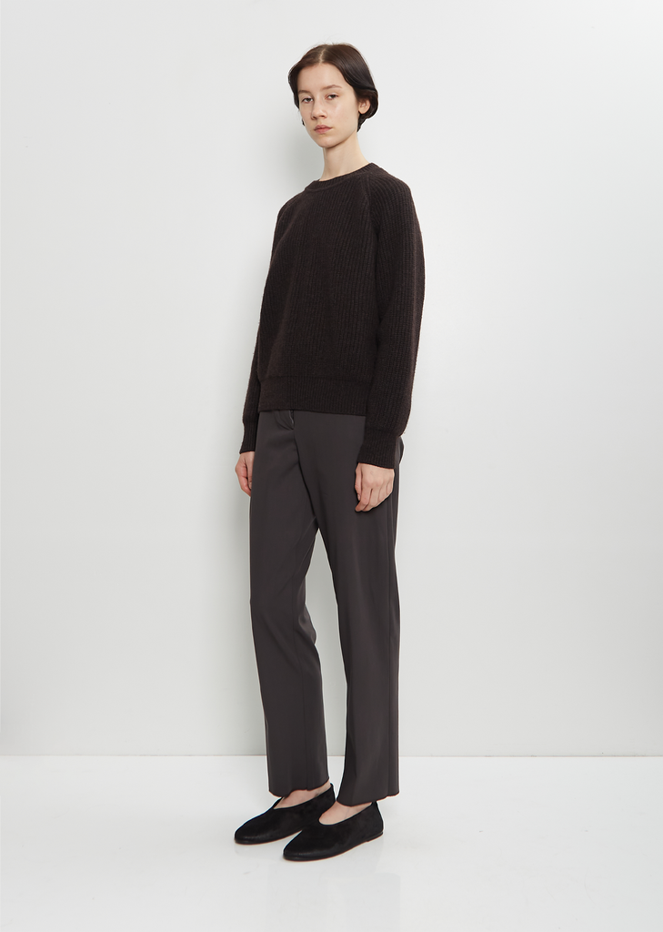 Maria Wool Pants — Clay