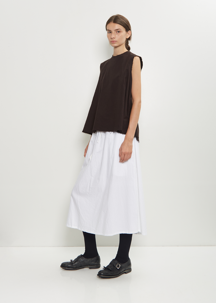 Sleeveless Cotton 12B-OE Top