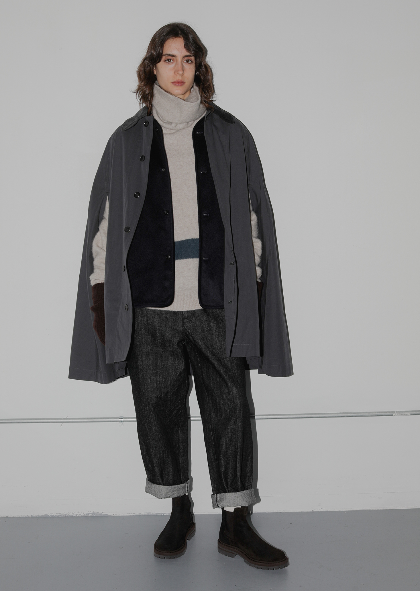 Soutien Collar Field Cape Coat – La Garçonne Soutien Collar Field Cape Coat – La Garçonne