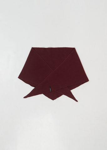 Heavy Jersey Scout Scarf — Wine