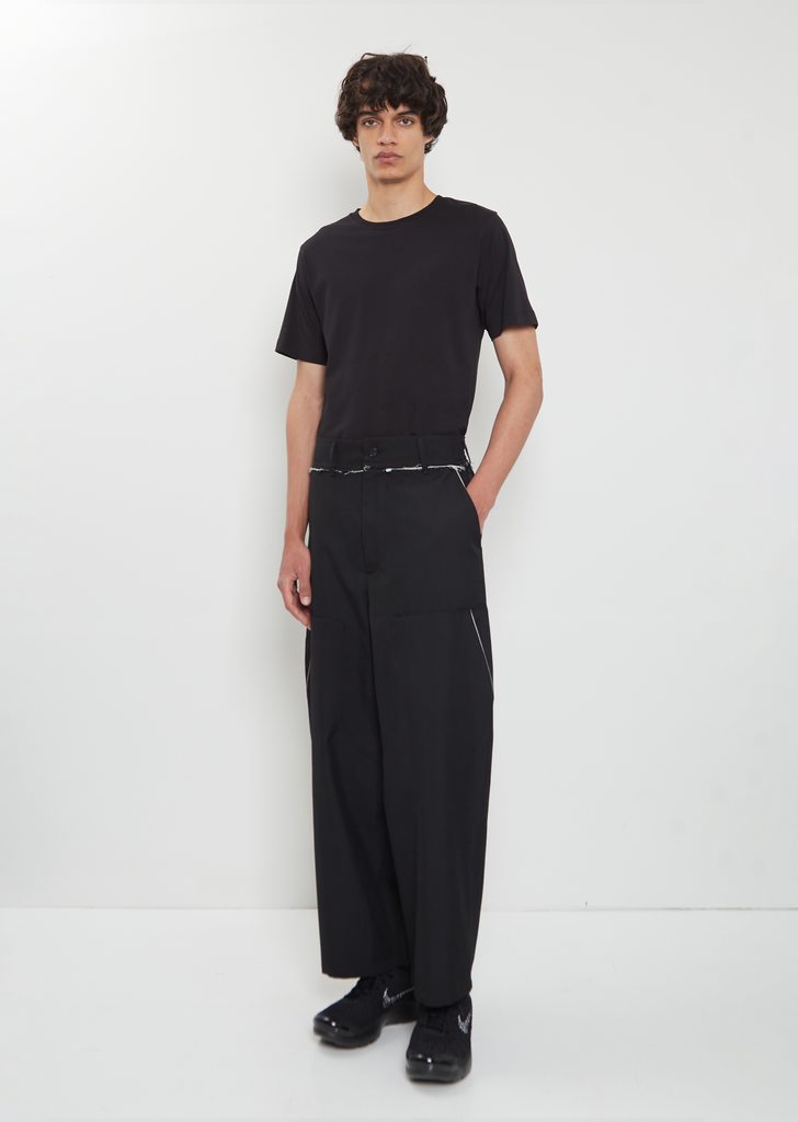 Double Wool Blend Pants