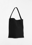 N/S Cotton Canvas Park Tote, Large — Black