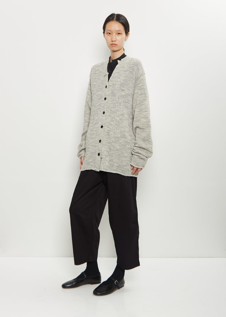 Wool Design Knit Cardigan
