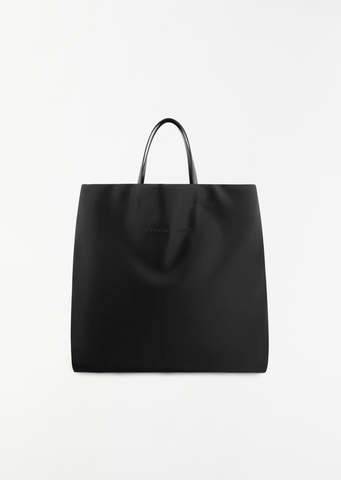Jeanne Satin Bag — Deep Black