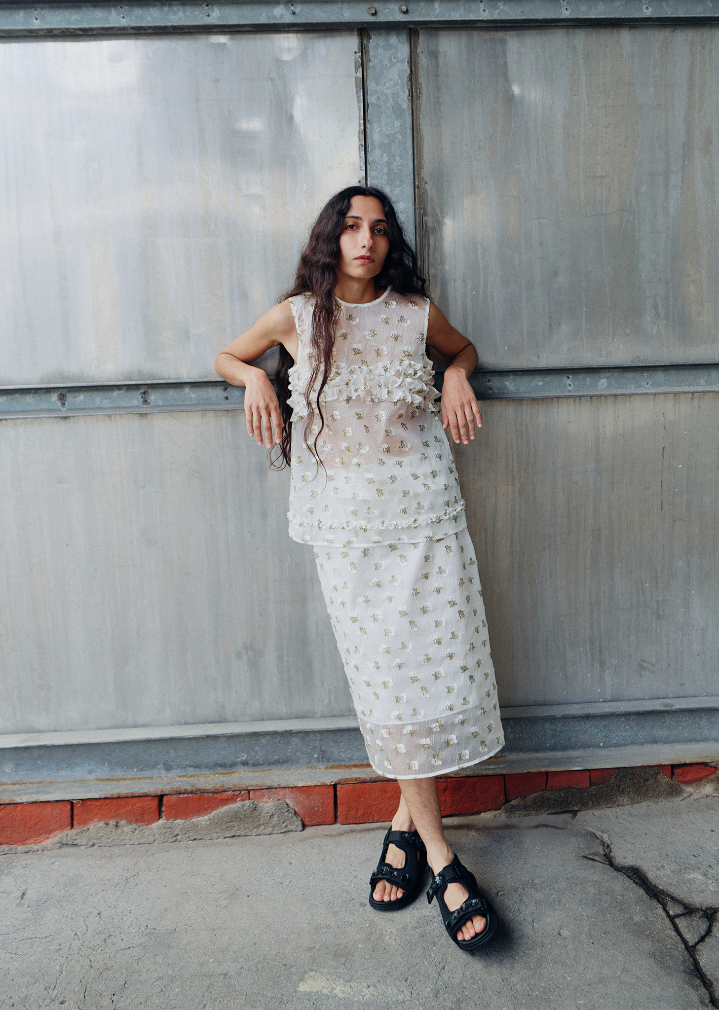 Silk Nylon Allegra Skirt – La Garçonne Silk Nylon Allegra Skirt – La Garçonne