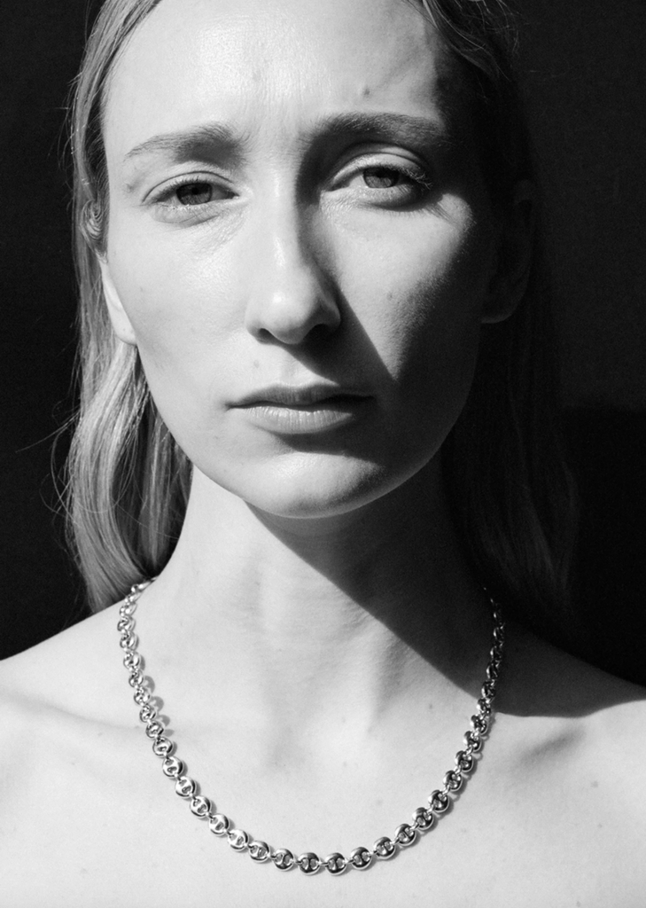 Small Circle Link Necklace