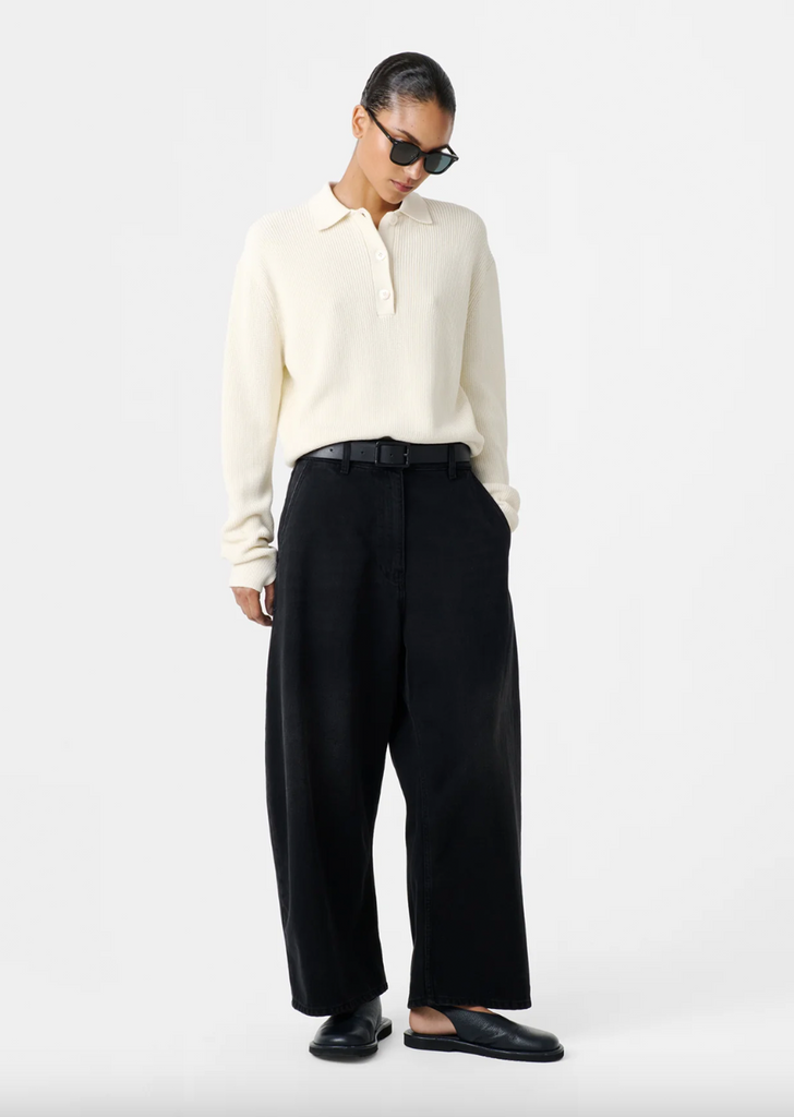 Chalco Denim Pant — Washed Black