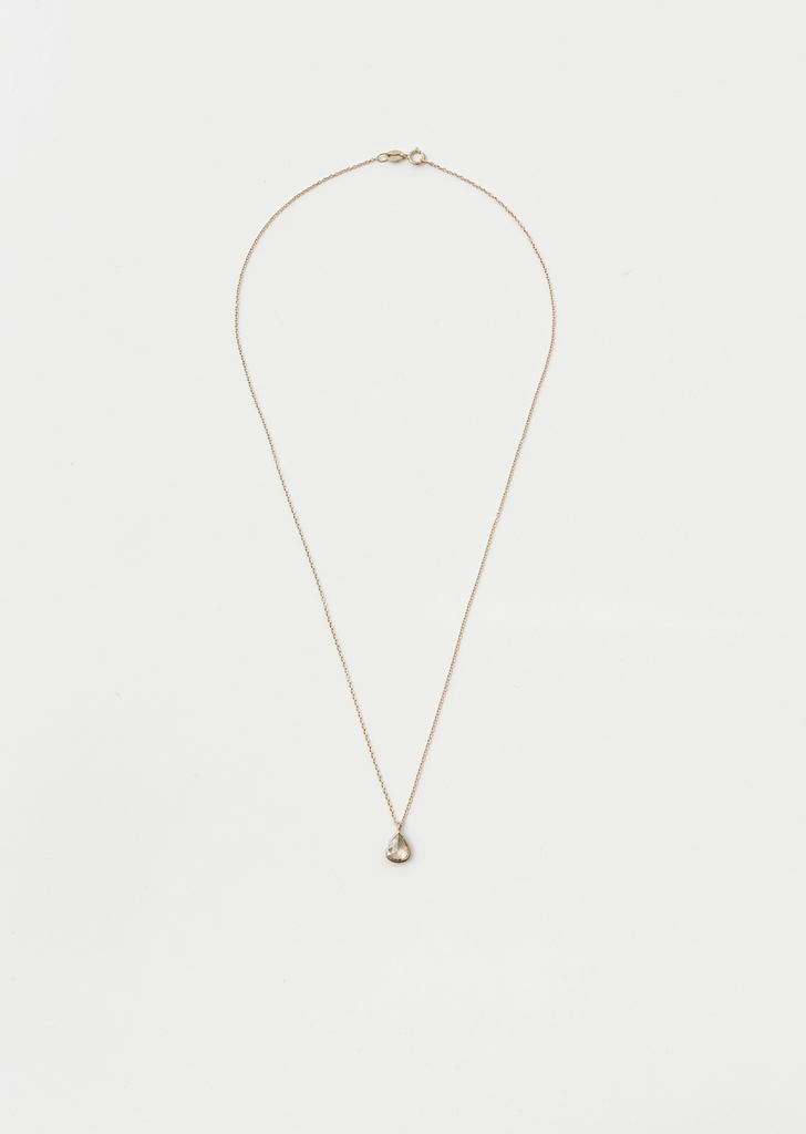Gwyneth Champagne Diamond Pendant Necklace