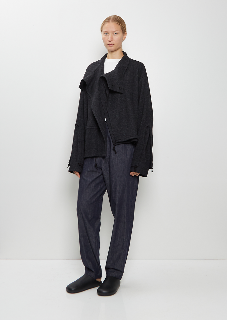 Gathered Wool Jacket