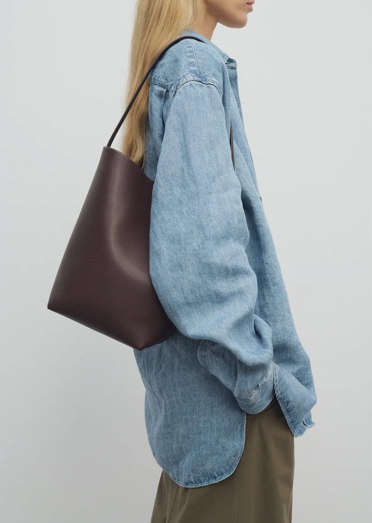 Medium N/S Park Tote — Chestnut