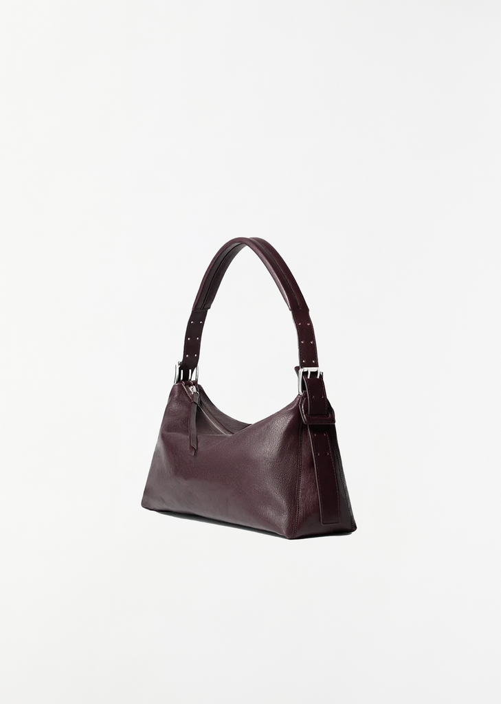 Belted Baguette Bag — Chianti
