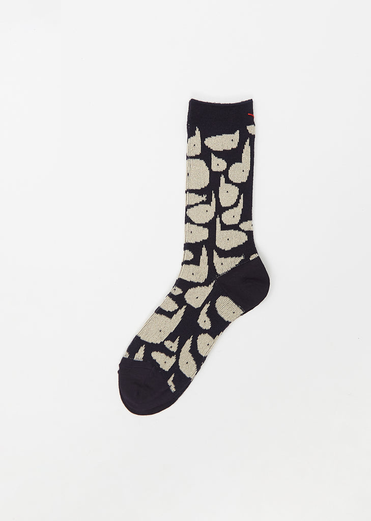 Chit-Chat Socks — Navy