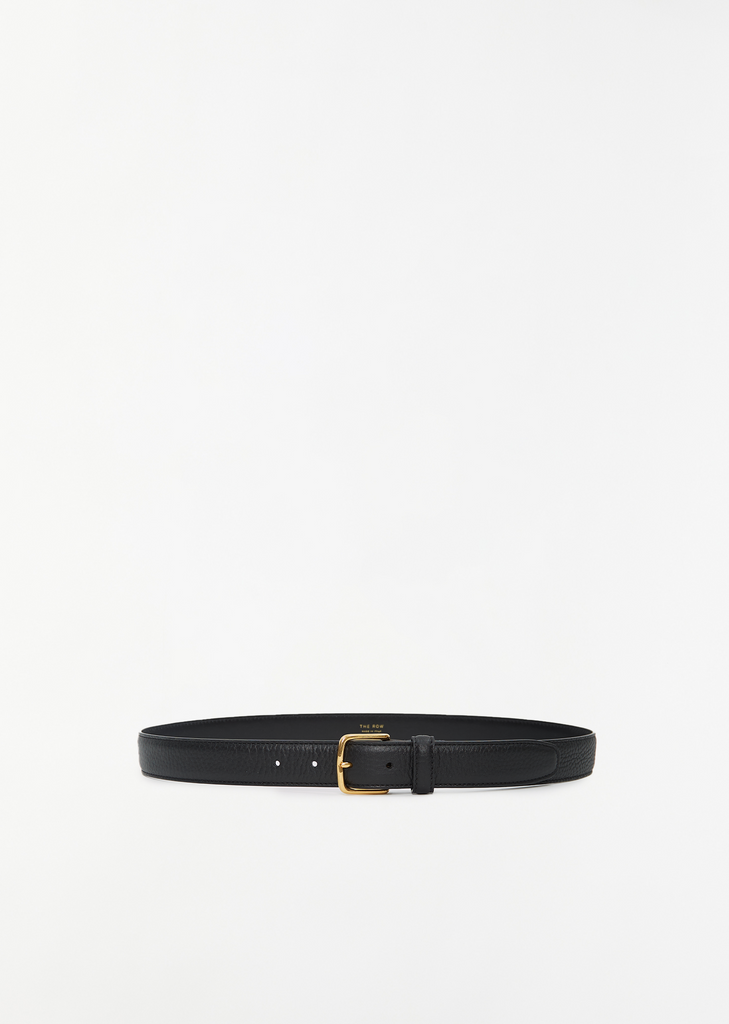 Classic Grain Leather Belt — Black