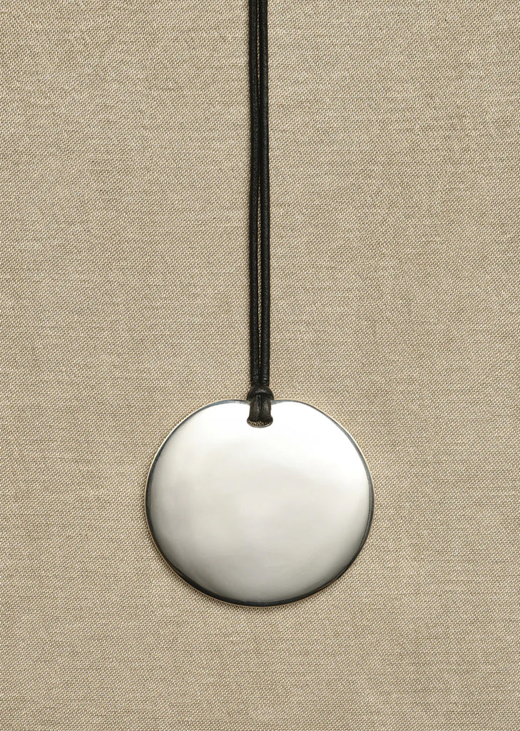 Medium Silver Full Moon Pendant