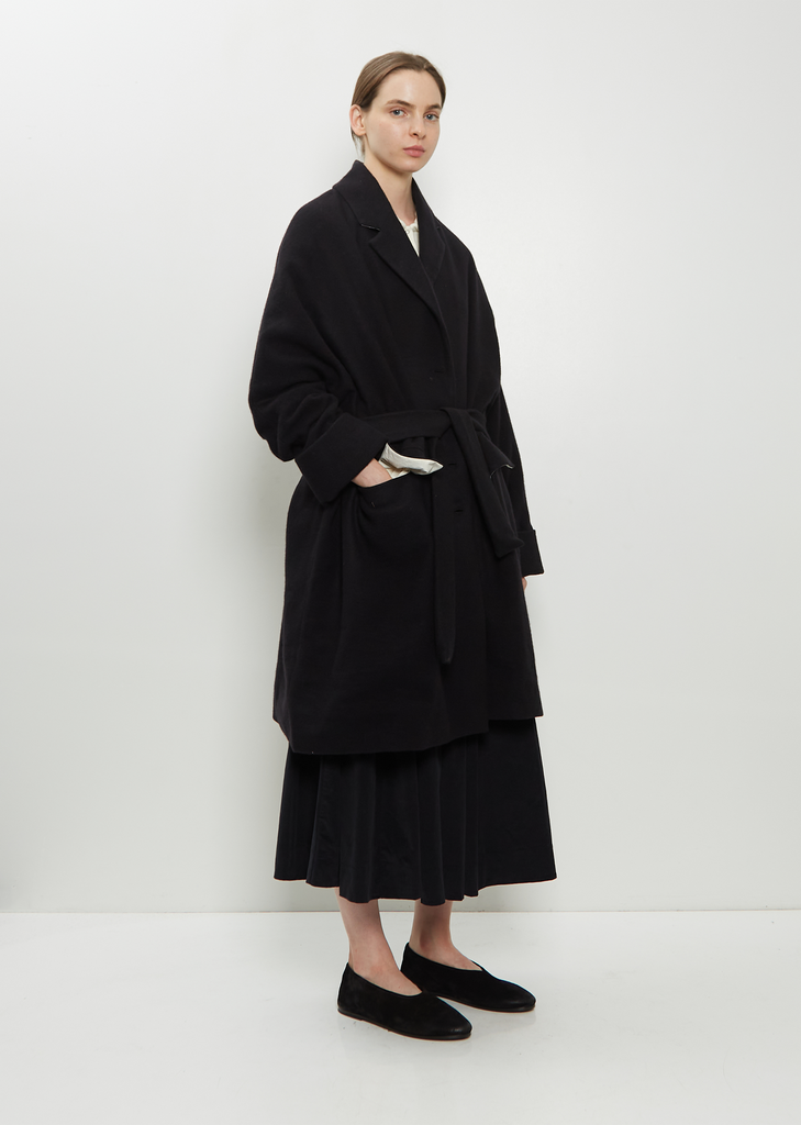 Wrap Wool Cashmere Coat