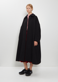 Puff Sleeves Crepe Coat