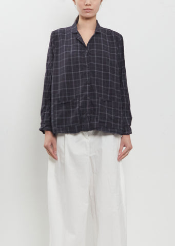 Jenny Cotton Shirt — Window Check