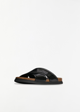 Cross Leather Sandal