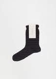 Crushed Socks — Black