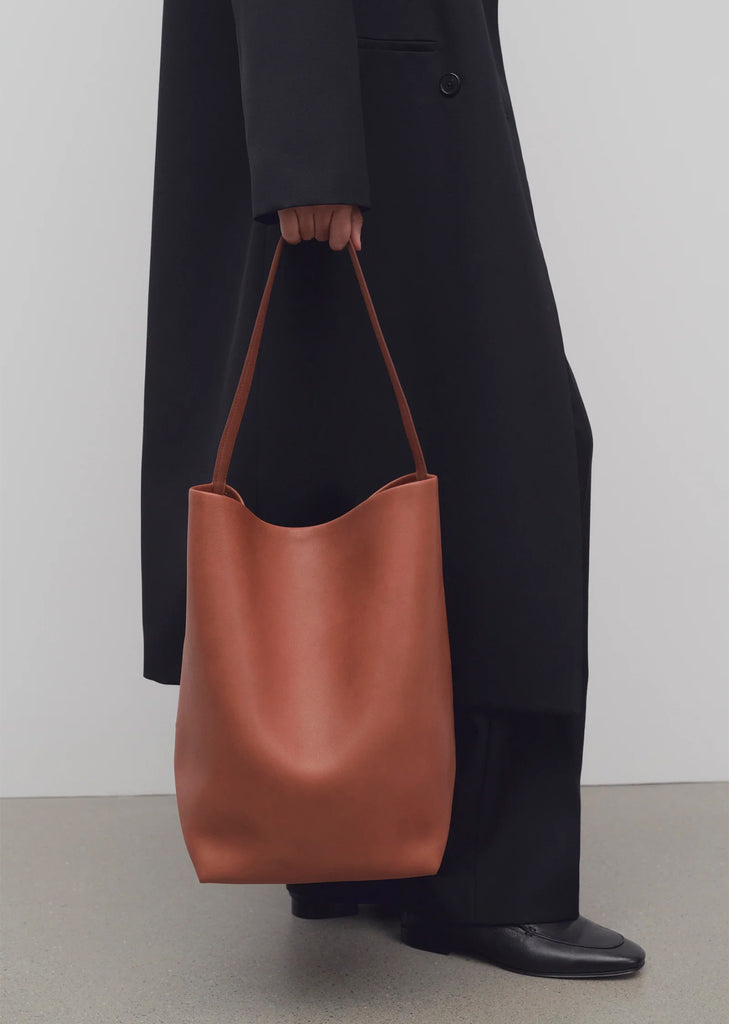 Large N/S Park Tote — Dark Cuir