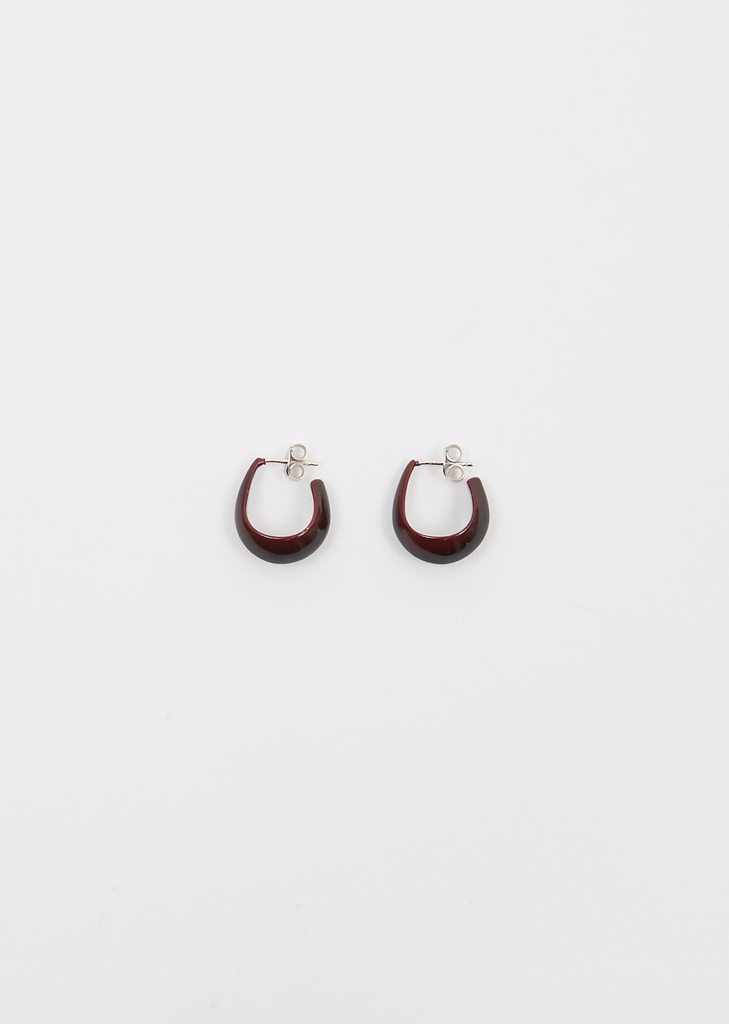 Curved Mini Drop Earrings