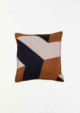 Cube Rust Kintail Cushion